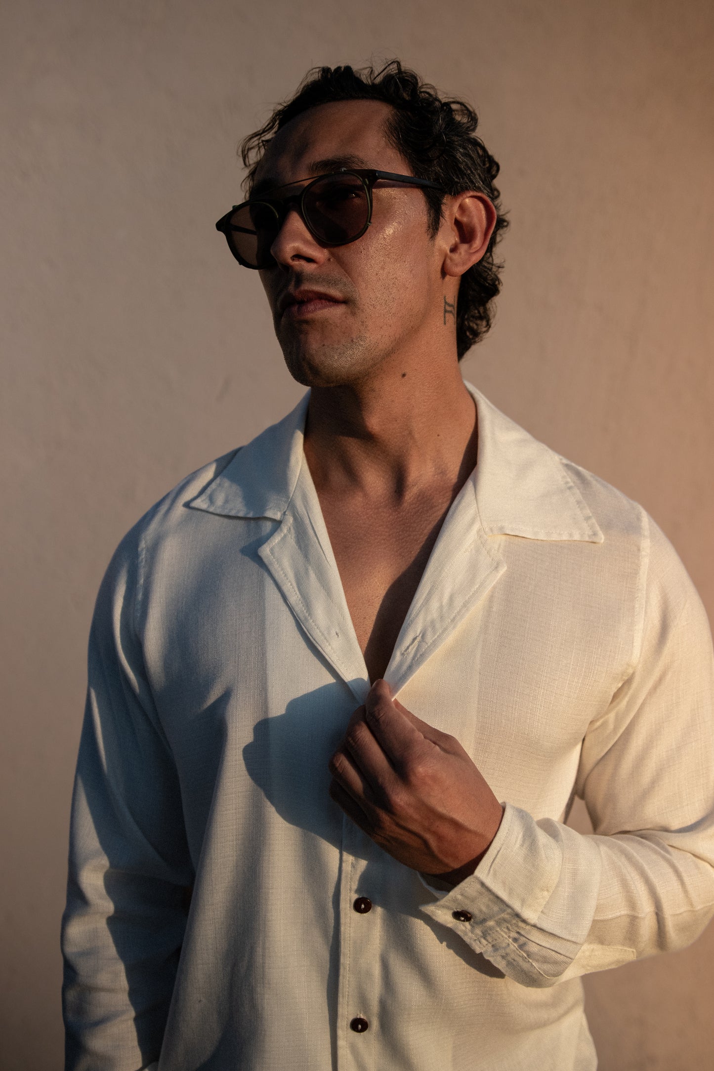 Camisa N°1 Marfil